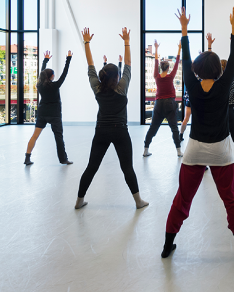 Dancers in a studio