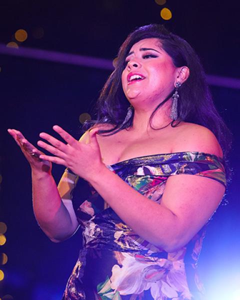 Gabriella Reyes performing