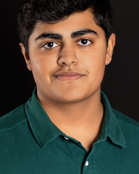 Arav Arand headshot: smiling in a green polo shirt