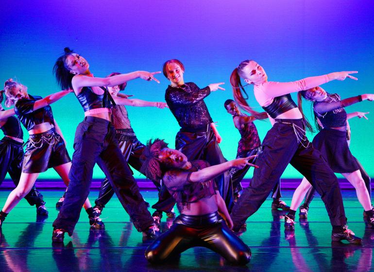 dancers performing KCON