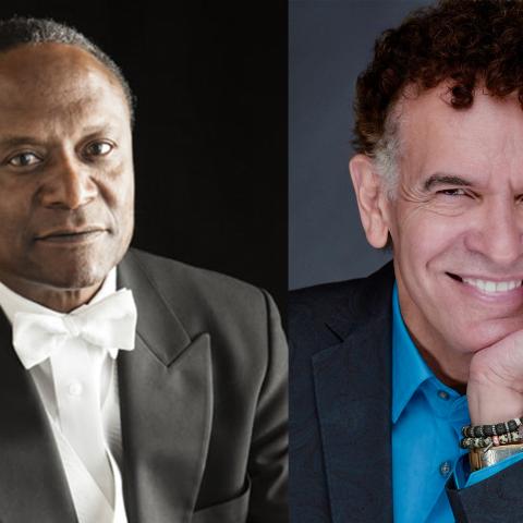 Boston Conservatory at Berklee 2022 Honorary Doctorate Recipients Thomas Wilkins and Brian Stokes Mitchell