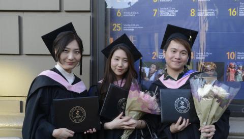 Students at Commencement 2019