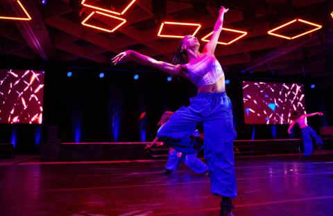  Student dancers kick off the 2024 Soirée, performing “Dear K-Pop with Love.”