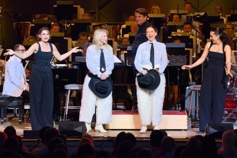  Liesie Kelly, Kelli O’Hara, Sutton Foster, and Bailey Greemon perform “Big D” from The Most Happy Fella.